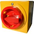 Springer Controls Co Springer Controls / MERZ, 16A, 3-Pole, Enclosed Disconnect Switch, Red/Yellow A105/016-AR3E